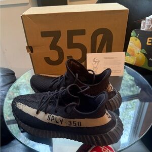 Black Yeezy Boost 350 V2 Sneakers Size 12